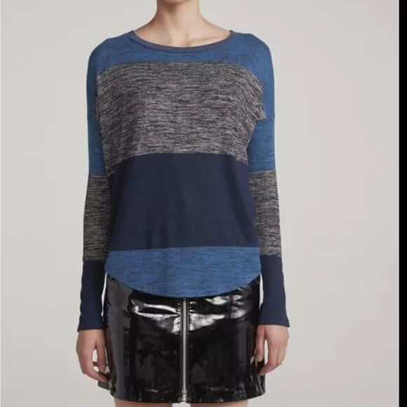 Rag & Bone Striped Hudson Long Sleeve Size Small - Picture 1 of 6